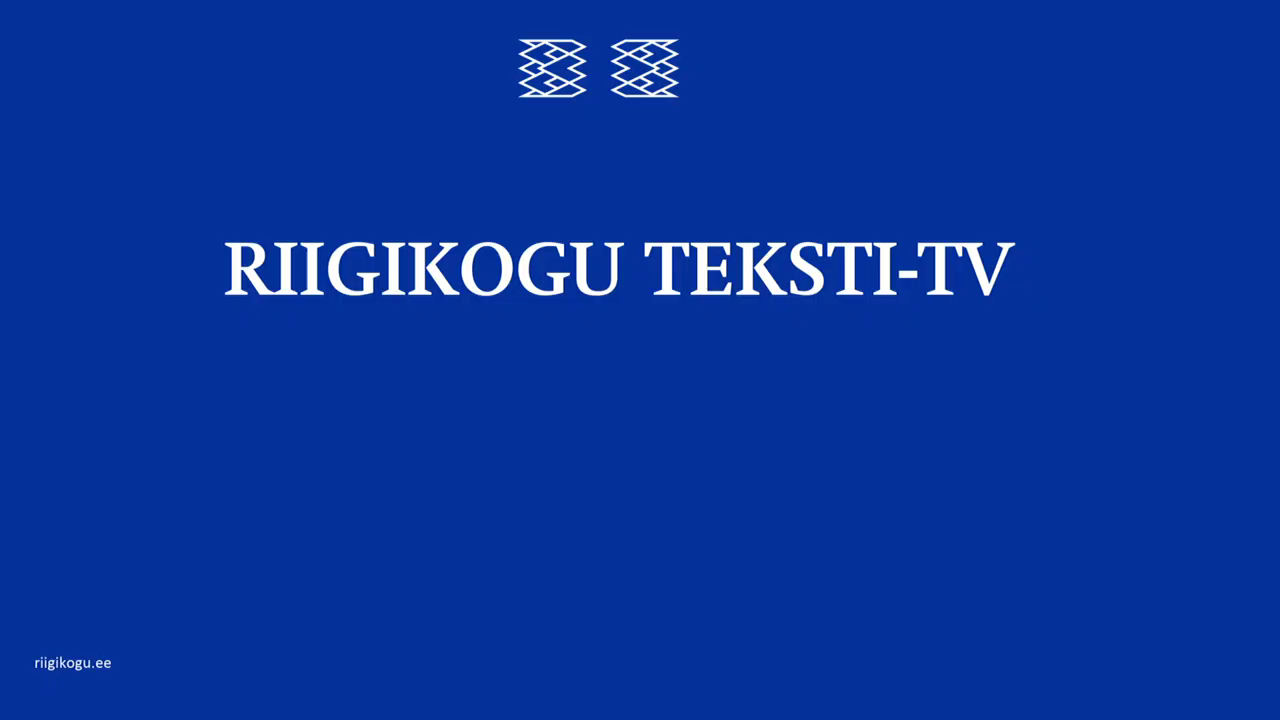 Watch Riigikogu